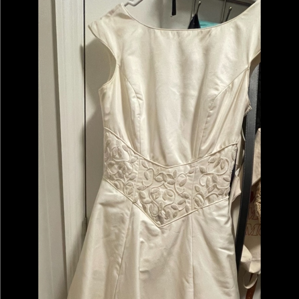 Vintage Priscilla of Boston Basque Waist Wedding Dress